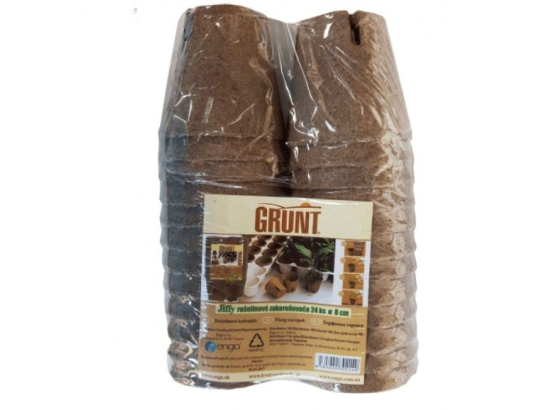 Grunt - Rašelinové zakoreňovače 24ks priemer 8cm
