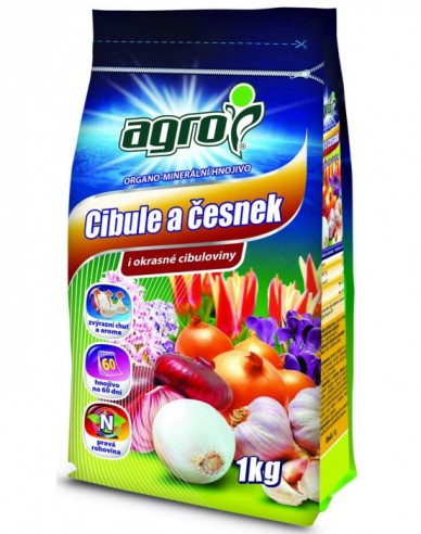 Agro organicko - mineralne hnojivo na cibuľu a cesnak 1kg