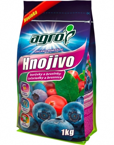 Agro organicko - mineralne hnojivo na čučoriedky a brusnice 1kg