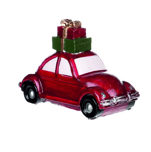 Vianočné dekoračné autíčko s darčekom