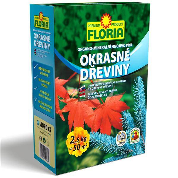 Floria Organicko - minerálne hnojivo na okrasné dreviny 2,5 kg
