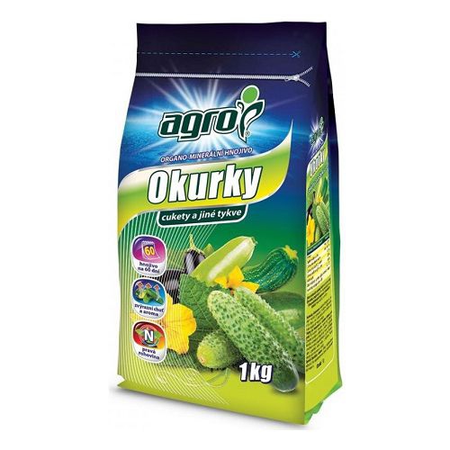 Agro organicko - mineralne hnojivo na uhorky, cukety, tekvice 1kg