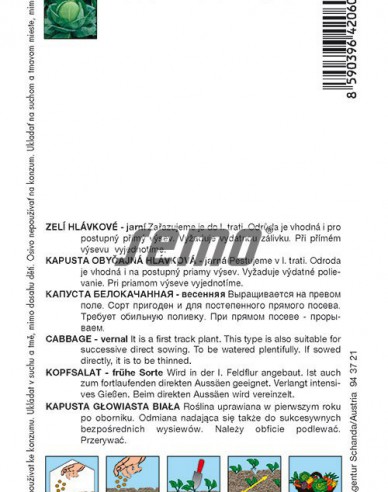 Semo Kapusta hlávková ´Unikát F1´