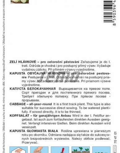 Semo Kapusta hlávková ´Minica F1´