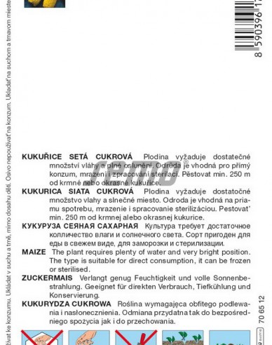 Semo Kukurica siata cukrová ´Afrodita F1´