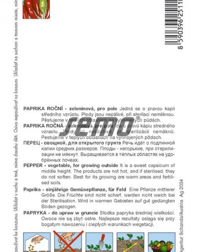 Semo Paprika ročná ´Lydia´