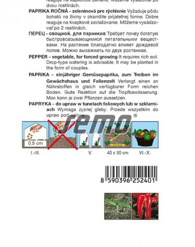 Semo Paprika ročná ´Alceo F1´