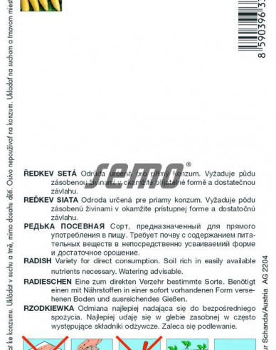 Semo Reďkovka siata žltá ´Lutea´