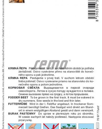 Semo Repa kŕmna ´Bučiansky žltý válec´