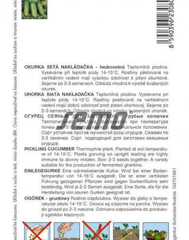 Semo Uhorka siata nakladačka ´Iwonna F1´