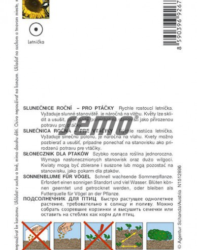 Semo Slnečnica ročná ´Pre Vtáčikov´