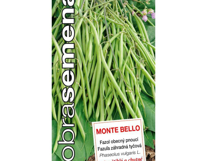 Dobrá semena Fazuľa záhradná tyčová ´Monte Bello´