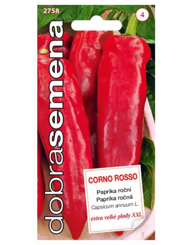 Dobrá semena Paprika ročná ´Corno Rosso´