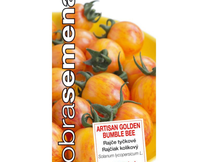 Dobrá semena Rajčiak kolíkový ´Artisan Golden Bumble Bee´