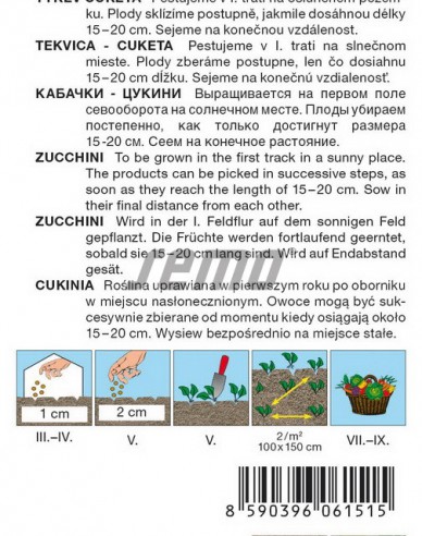 Semo Tekvica cuketa  ´Emperol F1´