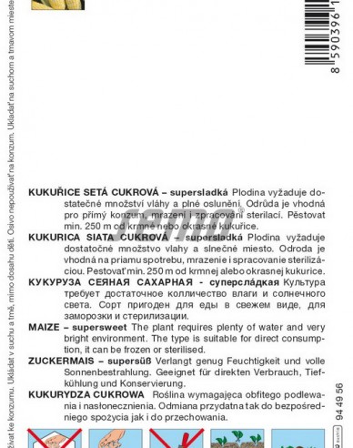 Semo Kukurica siata cukrová ´Ramondia F1´