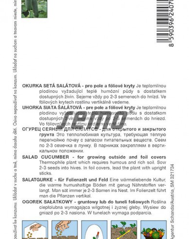 Semo Uhorka siata šalátová ´Markyza F1´