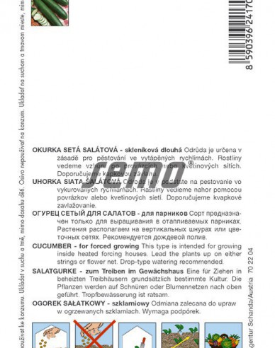 Semo Uhorka siata šalátová ´Saladin F1´