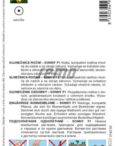 Semo Slnečnica ročná ´Sonny F1´