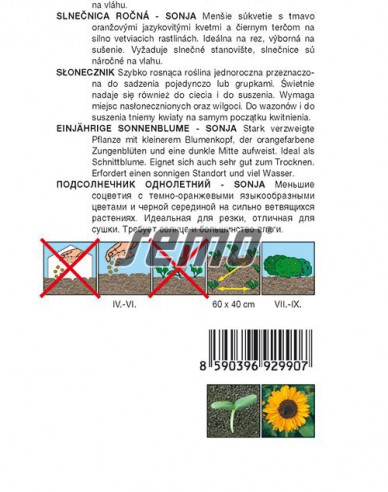 Semo Slnečnica ročná ´Sonja´
