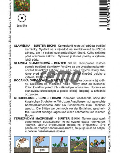 Semo Slamienka nízka  ´Bunter Bikini Zmes´