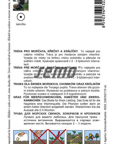 Semo Tráva pre malé hlodavce