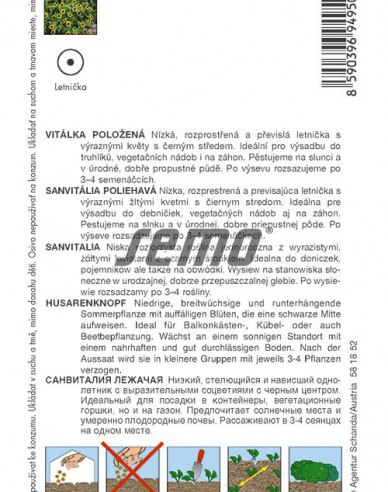 Semo Sanvitália poliehavá ´Žltá´