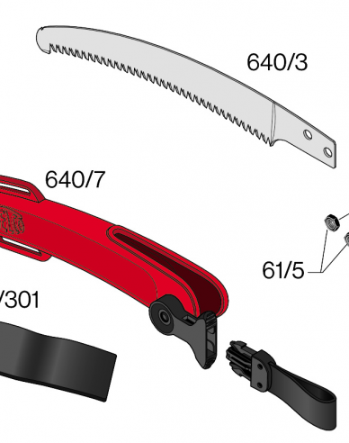 FELCO 640/3 (Felco 640) náhradný plát