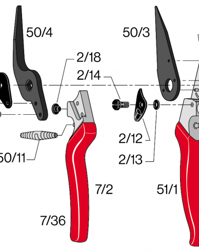 Felco 50/4 (Felco 50, 51) protiostrie