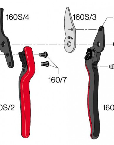 Felco 160/6 skrutka protiostria 160S, L