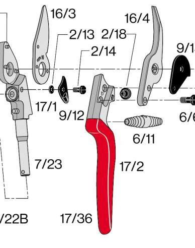 Felco 6/6 skrutka protiostria