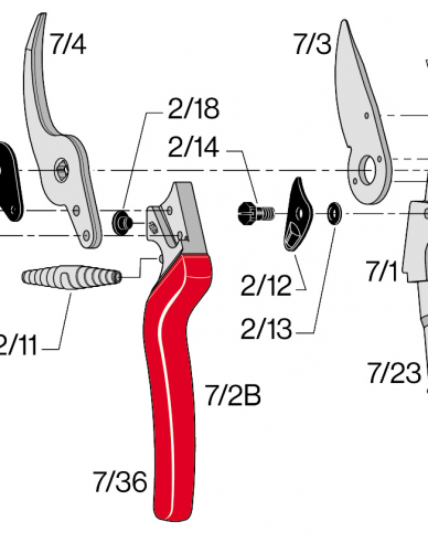 Felco 2/9 matica zubová pre stredovú skrutku