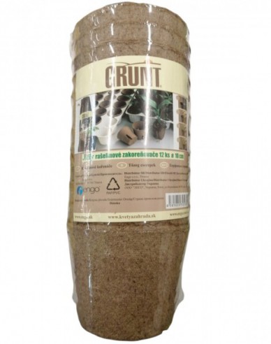 Grunt - Rašelinové zakoreňovače 12ks priemer 10cm