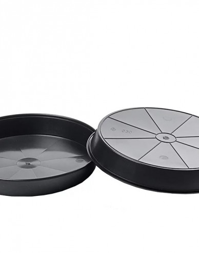 Miska pod kvetináč  35cm čierna