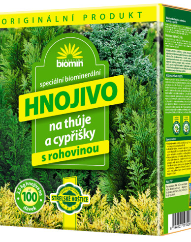 Forestina Organicko - minerálne hnojivo na tuje a cyprušteky 1kg