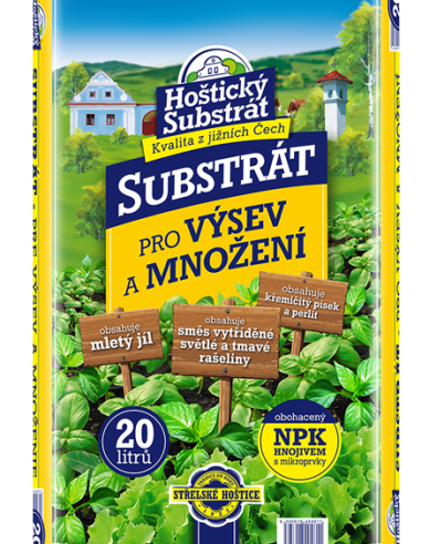 Hoštický substrát na výsev a množenie 20l