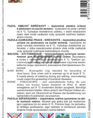 Semo Fazuľa záhradná kríčkovitá ´Yin Yang´