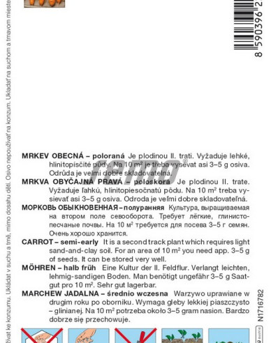 Semo Mrkva obyčajná ´Judita F1´