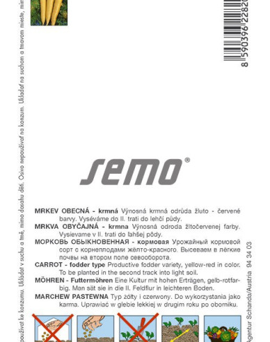 Semo Mrkva obyčajná ´Táborská Žltá´