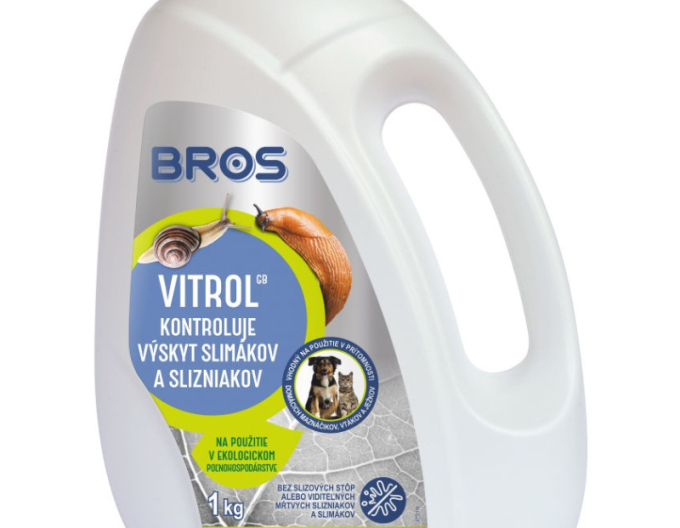 Bros Vitrol GB 1kg - prípravok proti slimákom