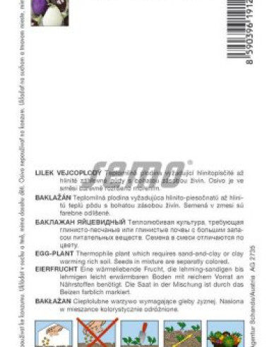 Semo Baklažán (Ľuľok baklažánový) ´Zmes farieb´