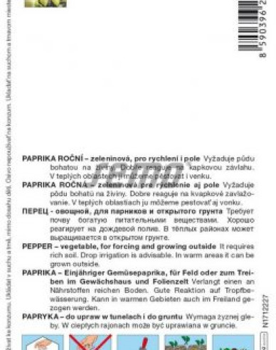 Semo Paprika ročná ´Amykus F1´
