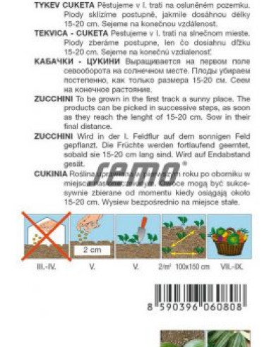 Semo Tekvica cuketa  ´Bush Baby F1´