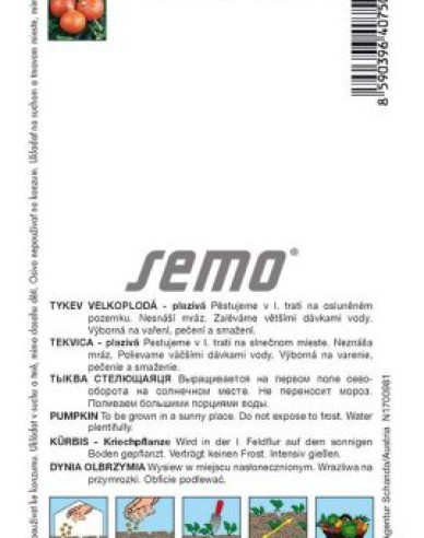 Semo Tekvica veľkoplodá Hokkaido Orange