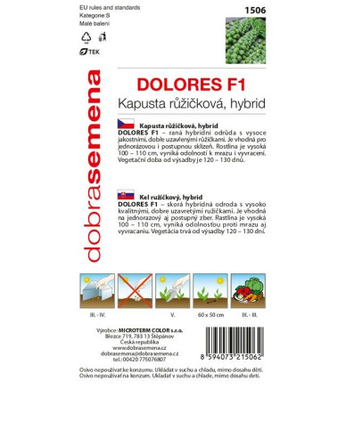 Dobrá semena Kel ružičkový ´Dolores F1´