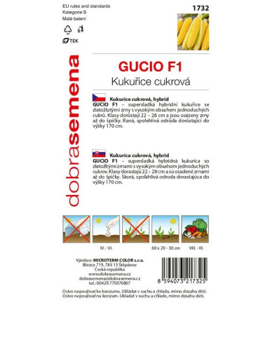 Dobrá semena Kukurica siata cukrová ´Gucio F1´
