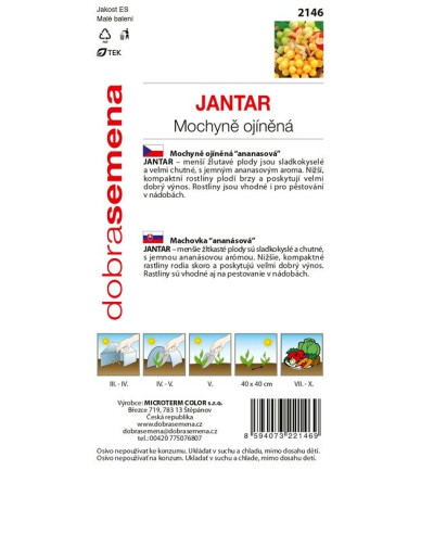 Dobrá semena Mochyňa srienistá ´Jantár´