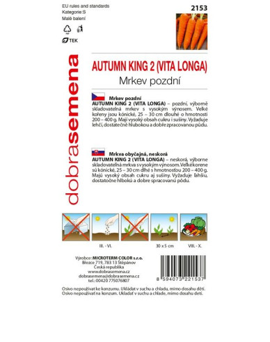 Dobrá semena Mrkva obyčajná ´Autumn King 2´