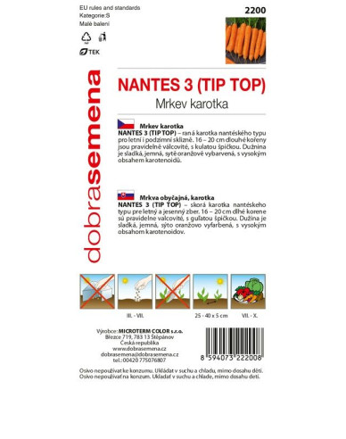 Dobrá semena Mrkva obyčajná ´Nantes 3´
