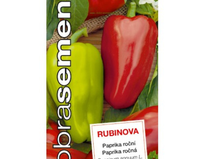 Dobrá semená Paprika ročná ´Rubinova´